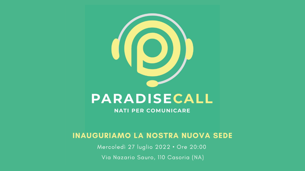 Comunicato Lenus Media - Paradise Call, nuova sede a Casoria 2