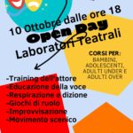 Ripartono i laboratori al teatro stabile “La Locandina” – Open day il 10 ottobre dalle ore 18.00